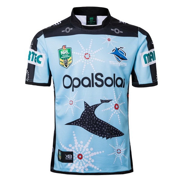 Camiseta Cronulla Sharks Edición Conmemorativa 2018 Azul